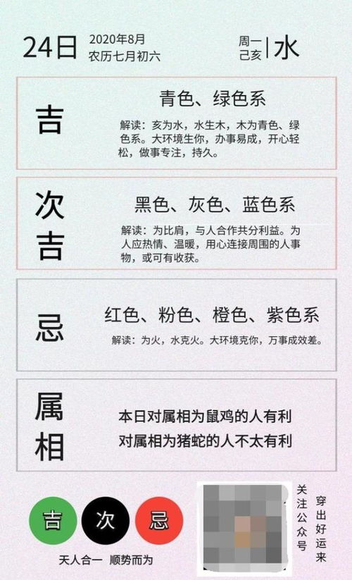 8月24日五行穿衣，12月24日五行穿衣如何搭配？