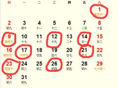 一、  当月节气特征与择吉关键性