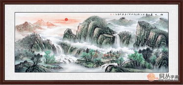 冰山风水画，北墙风水最旺的靠山挂画是哪种？