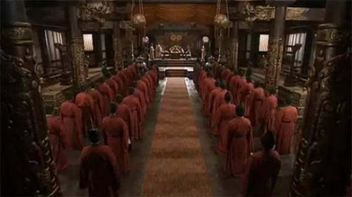 古代官员上朝时的文武官排列原则