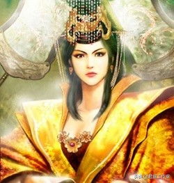那东西夜晚，  我堪到了武则天的笑容