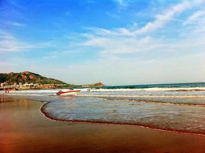 石老人海水浴场：玩沙挖宝的好去处