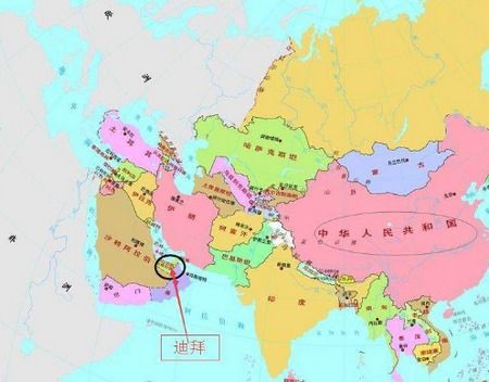 迪拜的地理位置与人丁