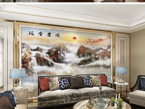 风水画鸿运当头客厅怎么挂,风水画鸿运当头客厅