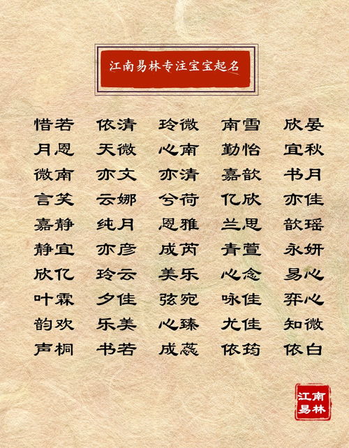 文化传承：名字里的那些小心思