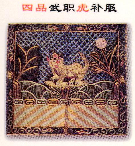 清代文官补子的等级区分