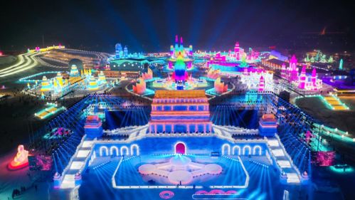 第二天：冰雪大世界的冰滑梯差点把我摔懵