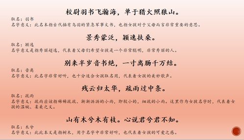 一、为哪些要用唐诗宋词给男宝起名？