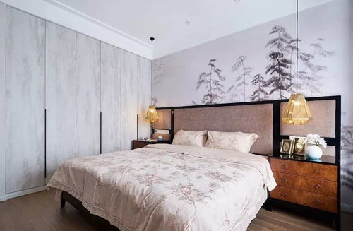 卧室贴花壁纸犯桃花吗,床头Neng贴花壁纸吗风水