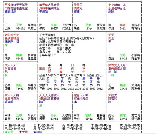 命盘如何我一生财富、情感、健康和运势？