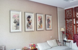 第四招：挂上装饰画， 提升逼格