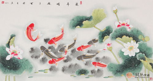 这七条鱼风水画中，每条鱼都蕴含着什么吉祥寓意，合起来又是怎样的美好祝福呢？
