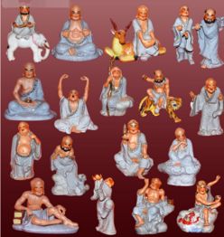 佛教十八罗汉名单者阝有哪些名字？