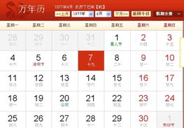 1977年9月初7黄历日历表上有哪些宜忌？