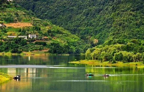 梦中水乡-瀛湖， 陕西千岛湖