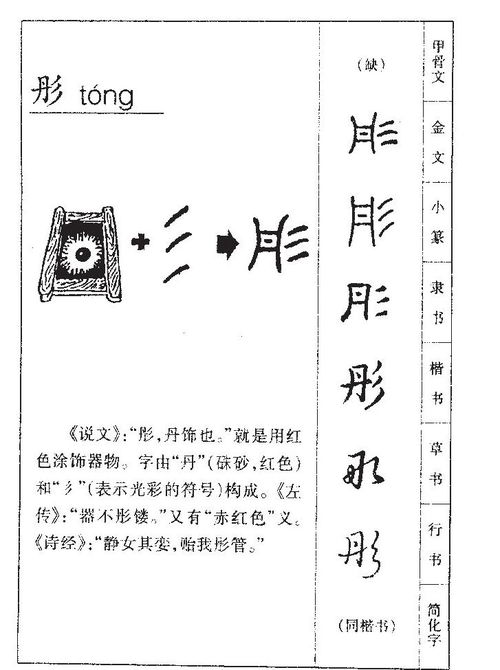 3. 《彤》字五行属性较大解析：火克金还是水滋木？