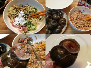 田螺塞肉与油爆较大河虾：地道江南风味