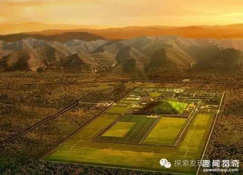 秦始皇祖坟风水布局,秦始皇祖坟风水布局图解