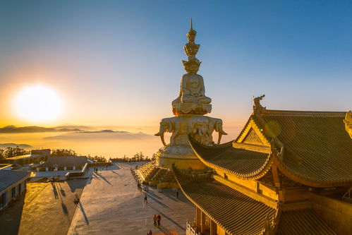 峨眉山的 万年 monasteries : 禪宗的发源地之一