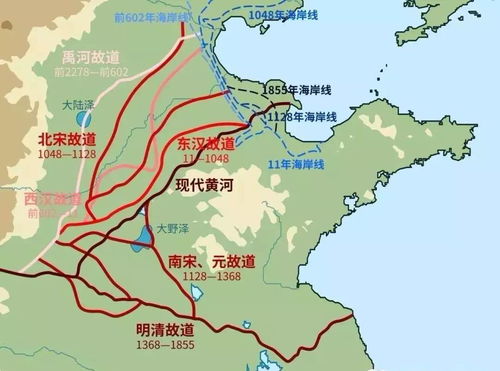 山东的黄河,山东黄河历史