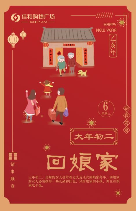 新春佳节，初一到初六，传统习俗大集合！